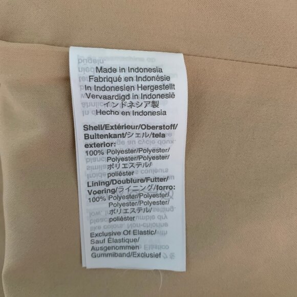 J CREW FACTORY Animal Print Smocked Neck Long Sleeve Career Blouse Top - Picture 4 of 5